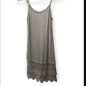 Long lace tank